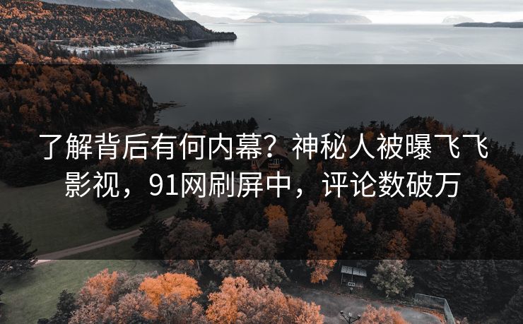 了解背后有何内幕？神秘人被曝飞飞影视，91网刷屏中，评论数破万